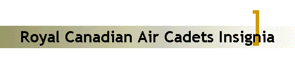 Royal Canadian Air Cadets Insignia