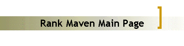 Rank Maven Main Page